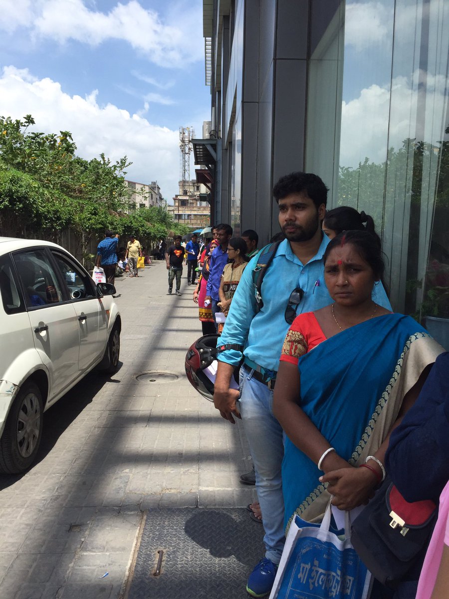 hkariwala's tweet photo. @SushmaSwaraj waiting at the passport office q even after paying tatkaal fees, appointment time has crossed https://t.co/fVOQPMKhzD