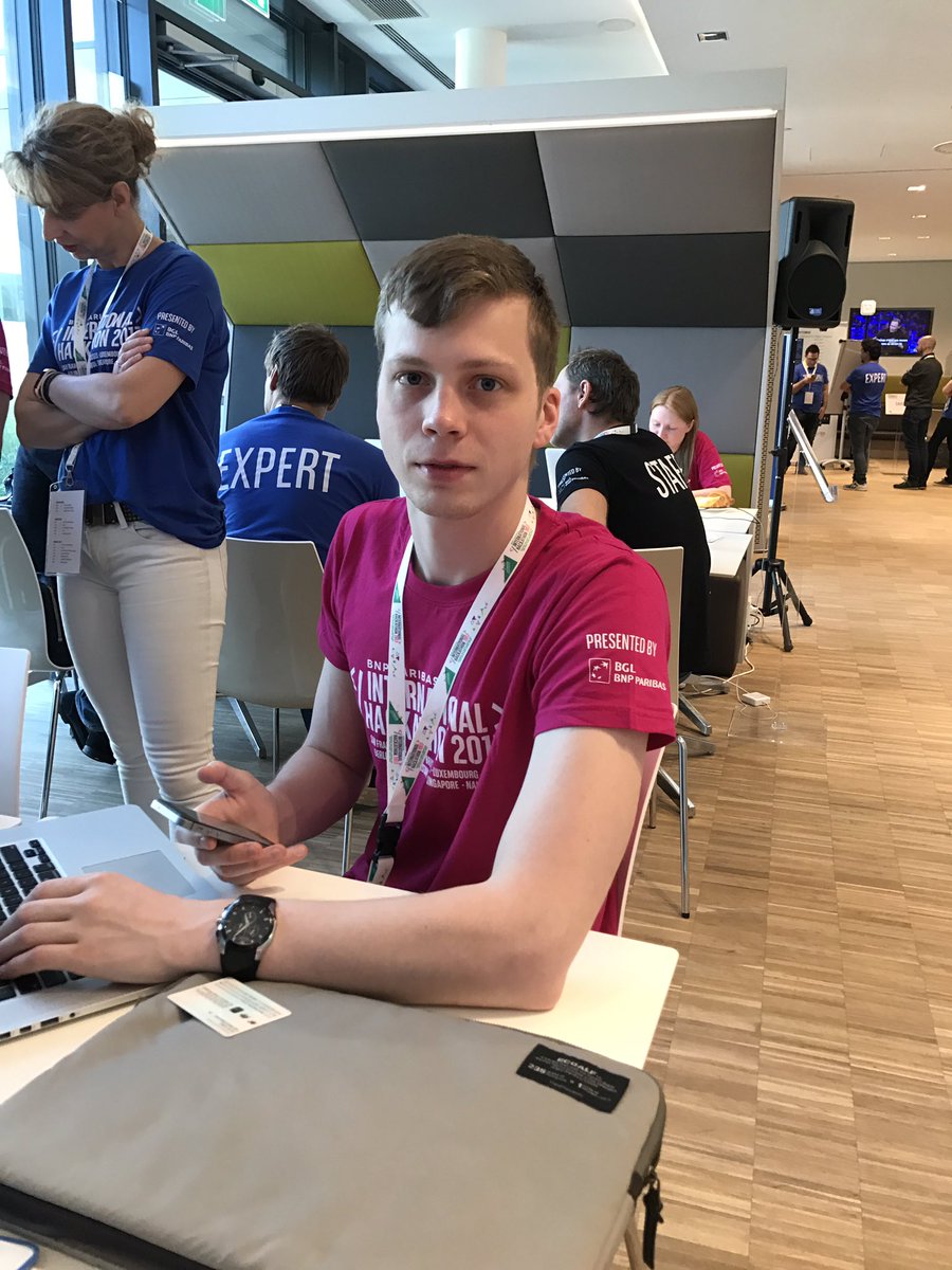 SnapSwap's tweet photo. Meet Slava, customer support at #snapswap! #competition #motivation #internationalhackathon  #lux https://t.co/ER9kE2p7AI