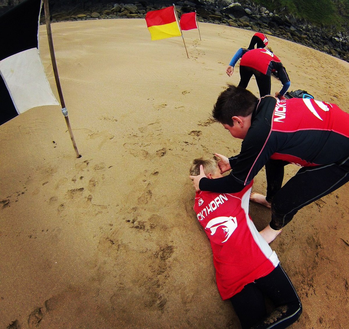 Only a handful of these little tackers have ever been to the beach before. For those first timers, they were just ecstatic! #surfersworld