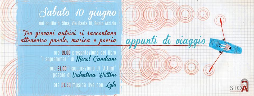 _stoa's tweet photo. Micol, Valentina e Laura, stasera si raccontano nel nostro cortile. Parole, poesia, musica (e birrette). Vi aspettiamo! 📖🎤🍻 https://t.co/n3ysTxAqO6