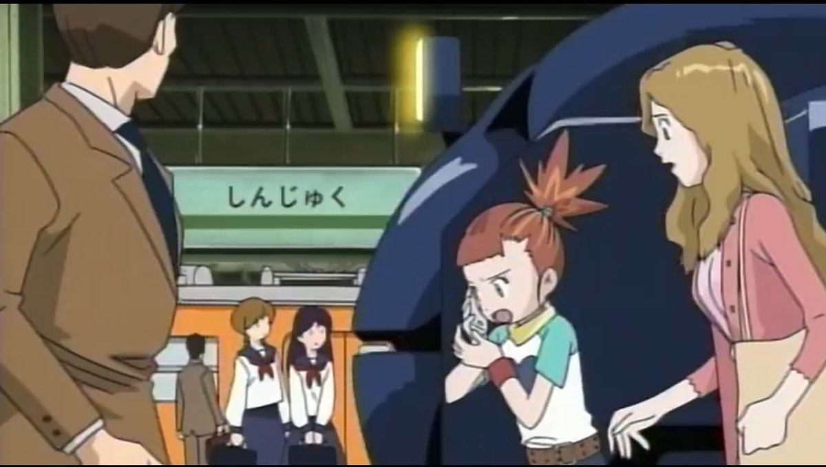 Jの巡礼 デジモンテイマーズ 暴走デジモン特急 よりjr線新宿駅のシーン もう中央線のオレンジ色の電車は走ってないんでしたっけ 駅名標も 駅名ナンバリング 入りに変わりましたね T Co Pzkgnvqbja Twitter