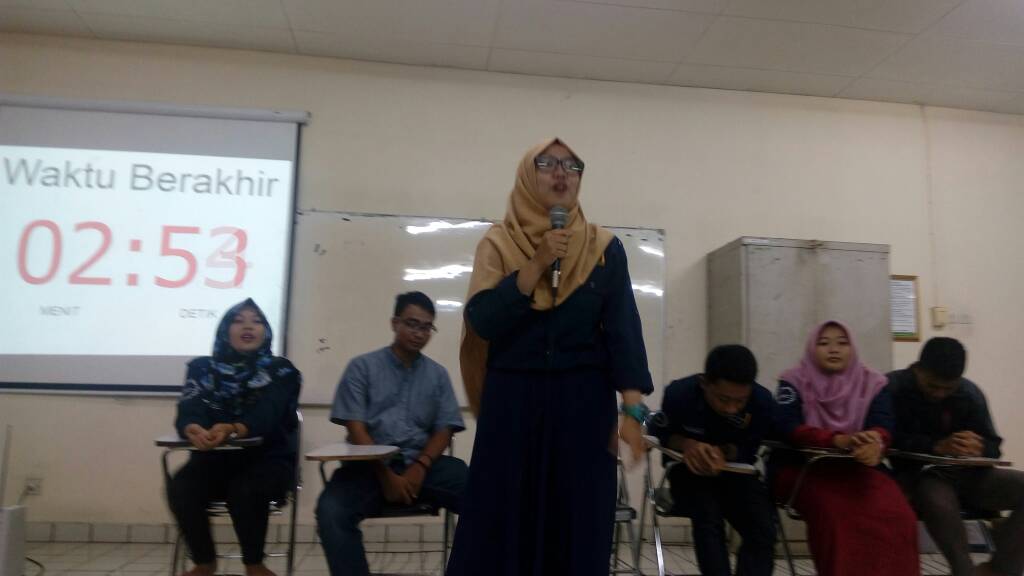 saat ini sedang berlangsung diskusi mengenal lebih dekat calon ketua paguyuban KSE IPB