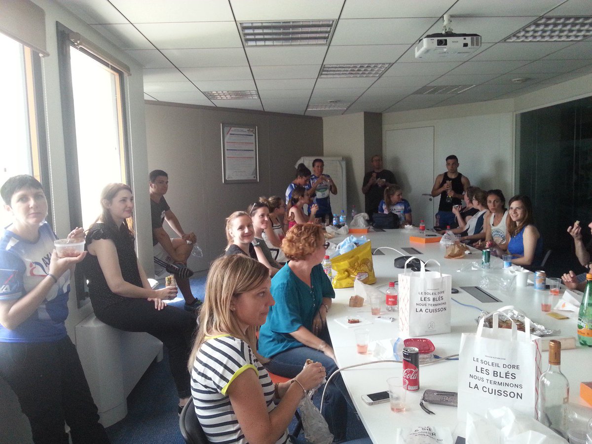 Belle mobilisation du corpo Lyon pour le challenge action contre la faim. Un beau moment d'équipe avant, pendant et après!