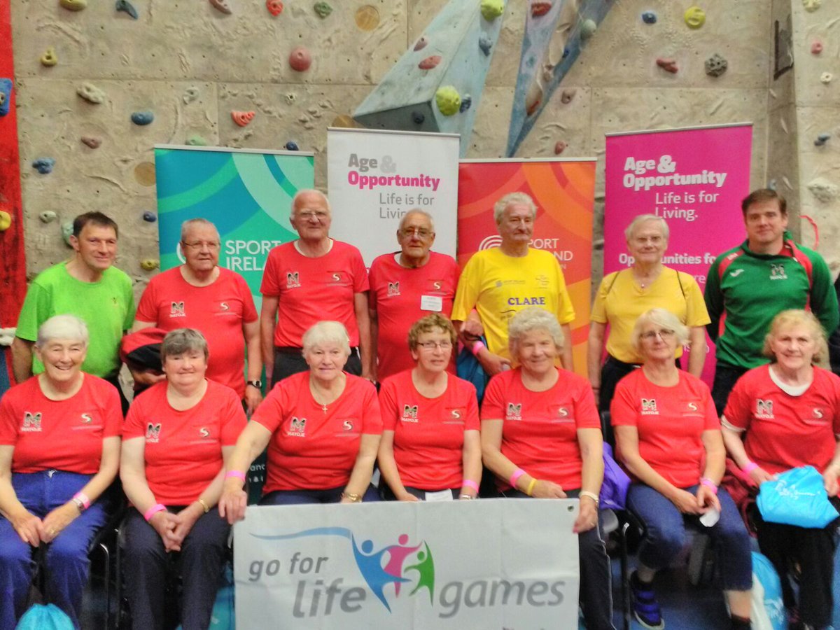 Best wishes to the Mayo team at the National Go for Life Games Day #GFLGames2017