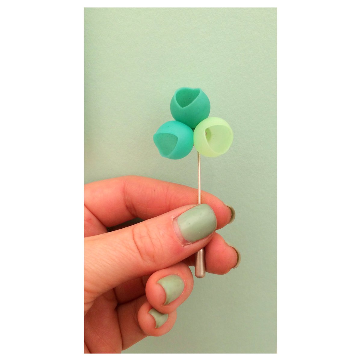 It's all about #mint coordination today. Find me on stand B56 <a href="/CraftFestival/">クラフトフェス</a> &amp; #StudioE2F on the 2nd floor @Cockpit_Arts #cockpitopenstudios