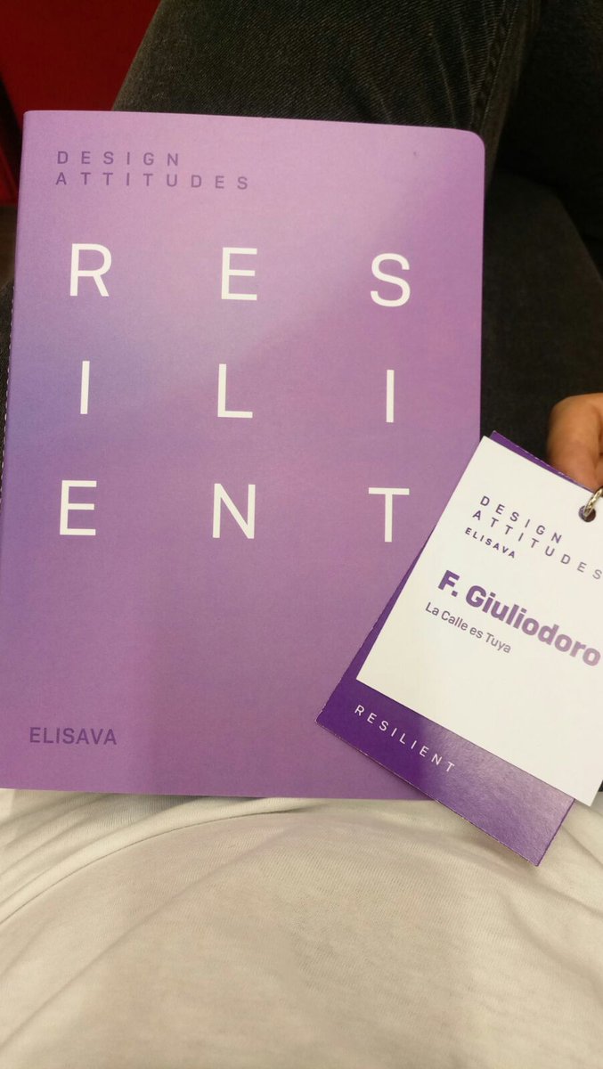 FranchiGB's tweet photo. Hoy toca #ELISAVADesignAttitudes reflexión del diseño del futuro y nuevos perfiles de diseño! https://t.co/3ZCx3IOhnt