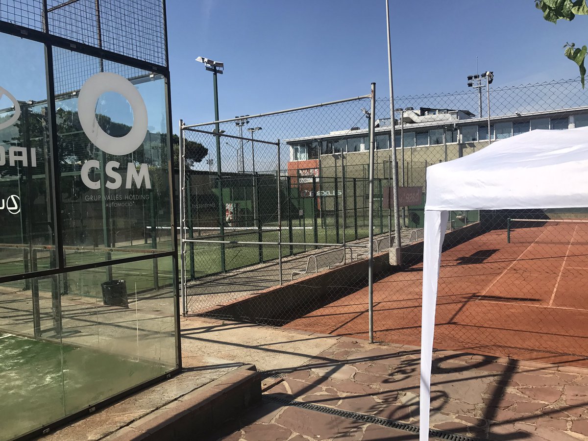 Preparant la nostra col.laboracio amb el <a href="/THSolidari/">THS</a> a la seccio de #padel al <a href="/clubegara/">Club Egara</a> .