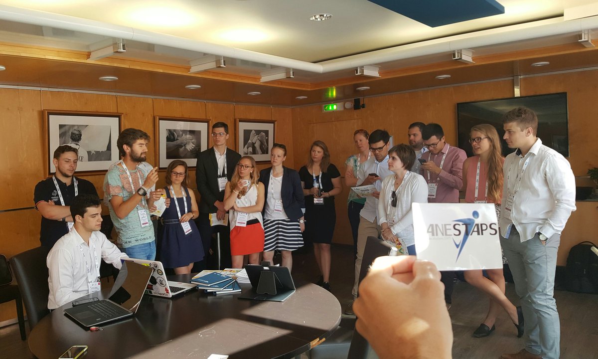 EngsoYouth's tweet photo. It's now @ANESTAPS which presents its activity in field of #sport&physical education in University framework in #France #ENGSOGA2017 #CNOSF https://t.co/276r0j0fpM