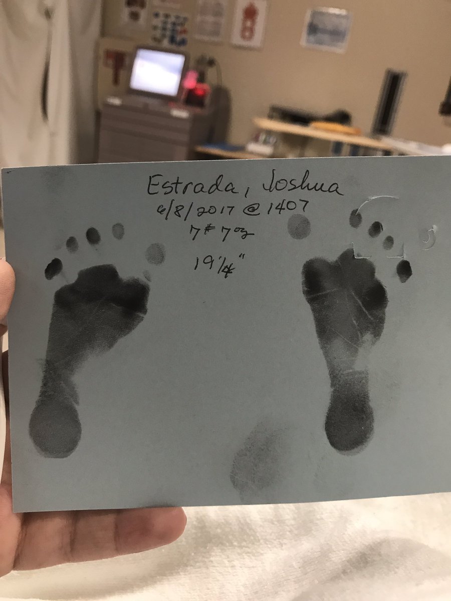 auniestrada's tweet photo. Joshua Samuel Estrada Escobar. 6/8/2017. 7 lbs, 7 oz. 19 1/4"
My little miracle. I am so thankful. ❤️ #provingdoctorswrong #powerofprayer https://t.co/uqWp2y7qqX