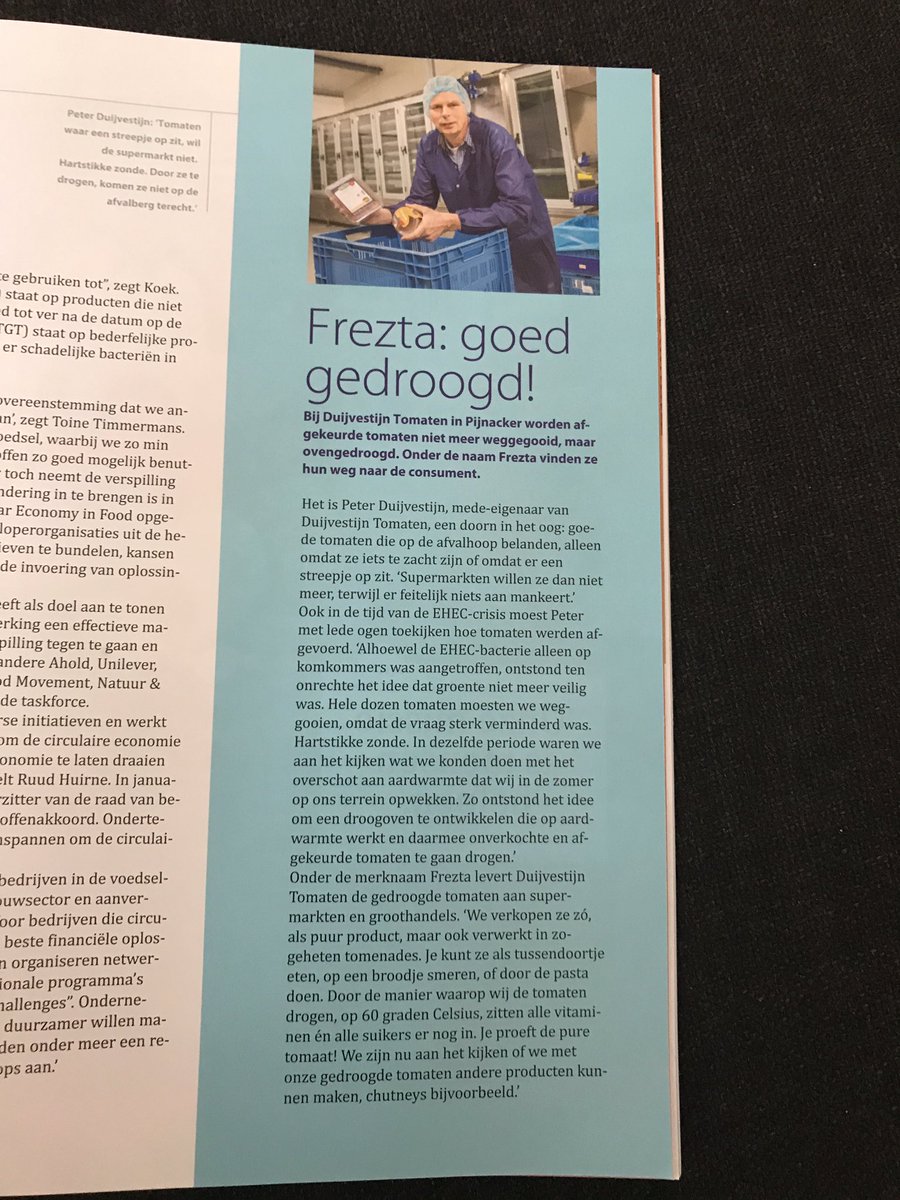 Leuk stukje over Frezta in het ledenblad van @RaboWestland!