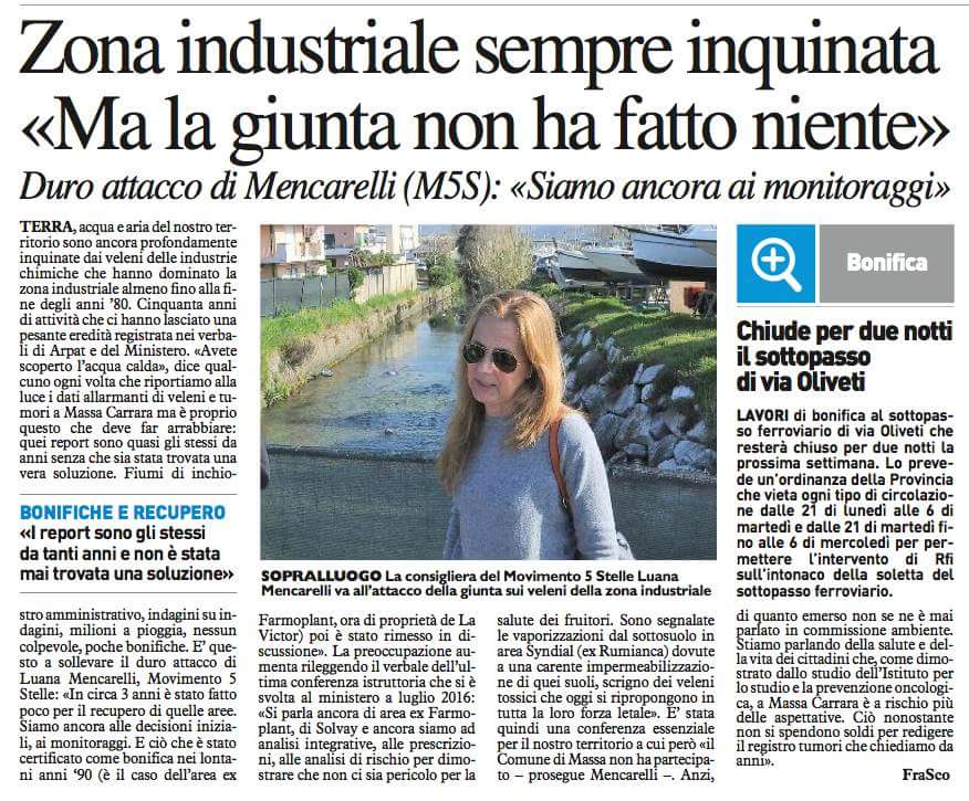 Massa5Stelle's tweet photo. @LuanaMencarelli @GiannarelliM5S @Toscana5Stelle #bonificasubito https://t.co/rGwye5oKyQ