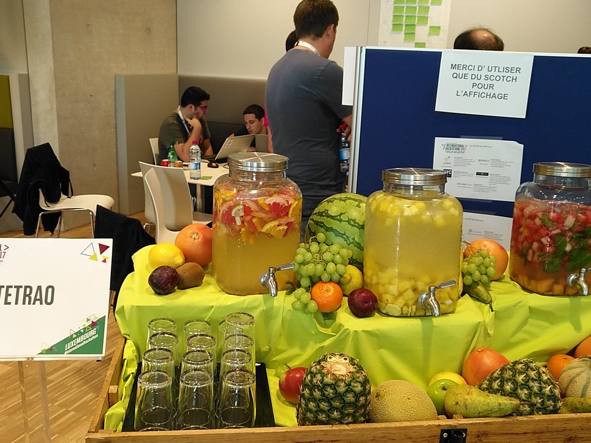Healthy hack! #internationalhackathon #Luxembourg #tetrao