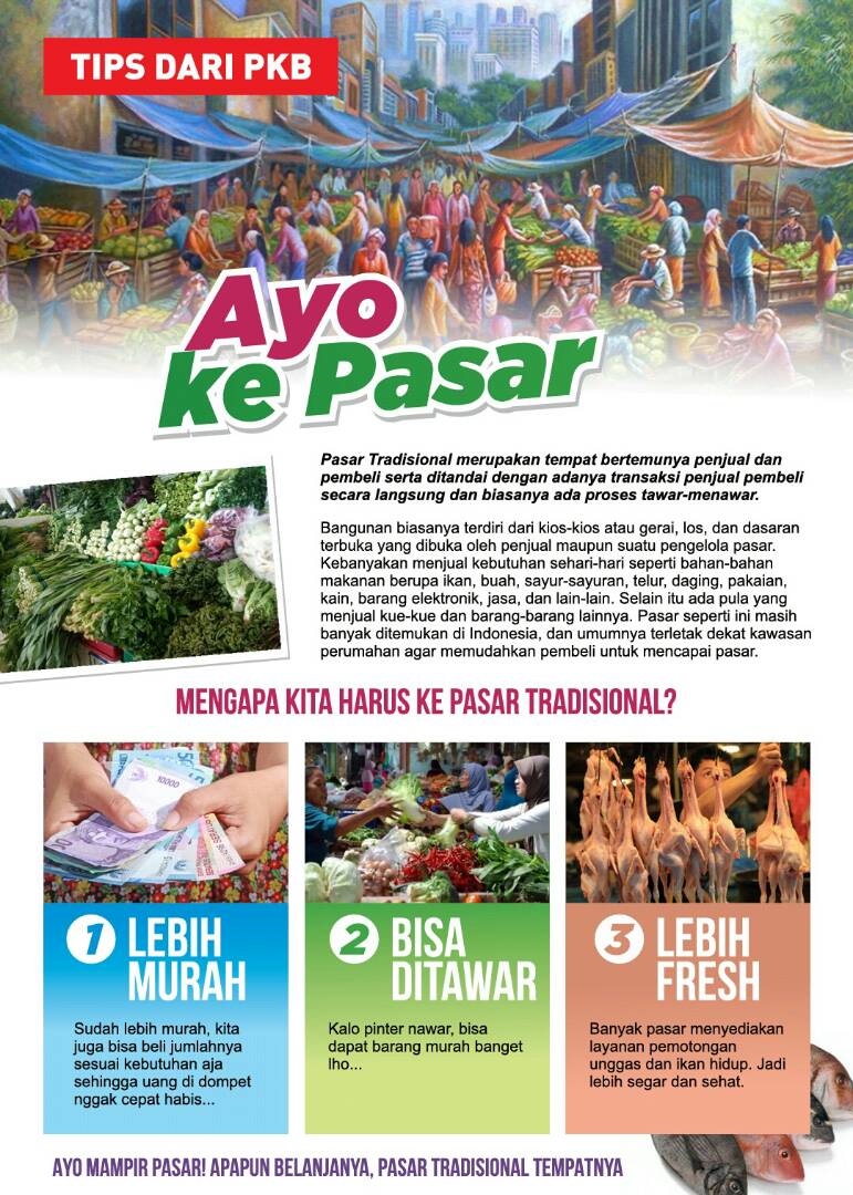 Ayo ke pasar! Lebih hemat,  bisa ditawar dan lebih fresh.
#PKBMembelaRakyat 
cc <a href="/cakiminpkb/">Cak Imin</a> <a href="/DPP_PKB/">DPP PKB</a> <a href="/dpwpkbjabar/">DPW PKB JABAR</a> <a href="/KangJimmyCSR/">Ahmad Zamakhsyari</a>