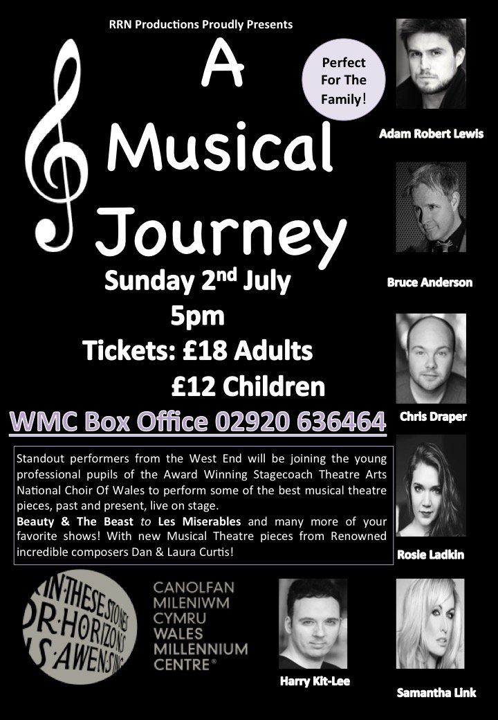 Come and see some of the most talented artists from the West End at the <a href="/theCentre/">Wales Millennium Centre</a> on July 2nd