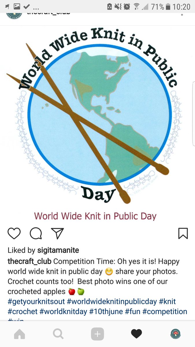 thecraft_club's tweet photo. #competition #WorldWideKnitInPublicDay #getyourknitsout #win
Best photo wins one of our fab crocheted apples 🍎 https://t.co/8xo7Oqv8ol