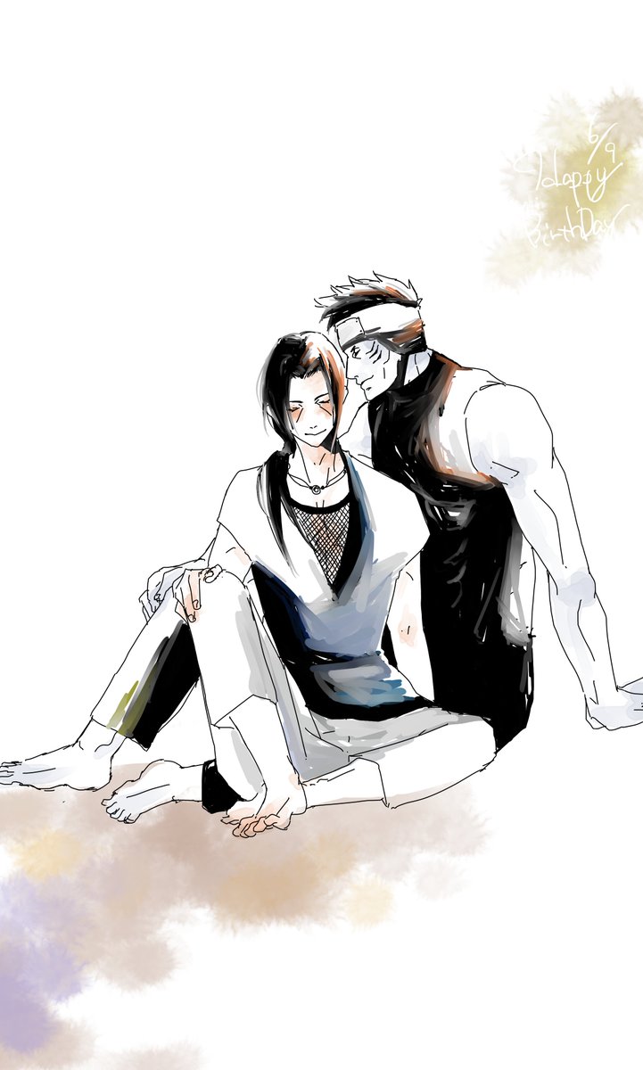 1日遅れでごめんなさい イタチお誕生日おめでとうございます 鬼鮫さ りんごの心のイラスト