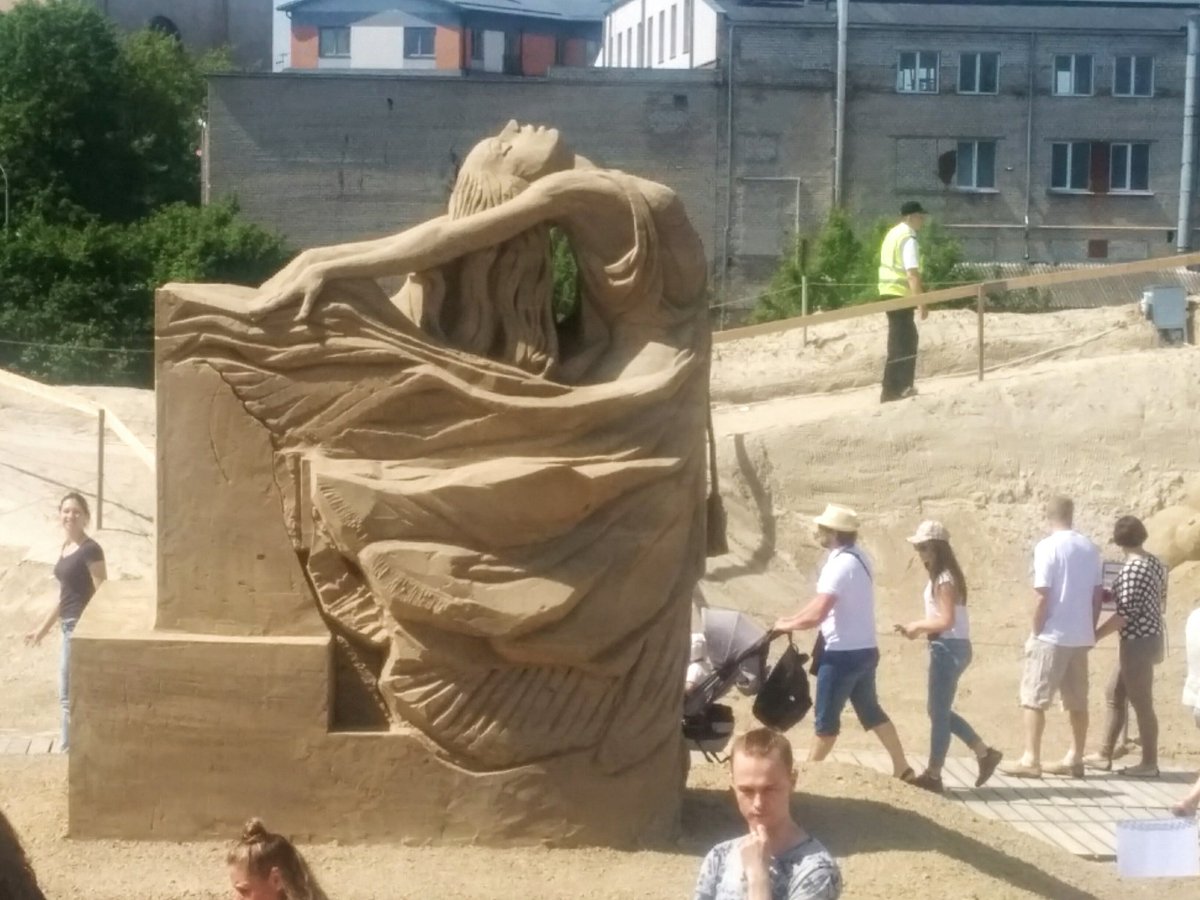 Smilšu skulptūru parks atvērts! #latviasand