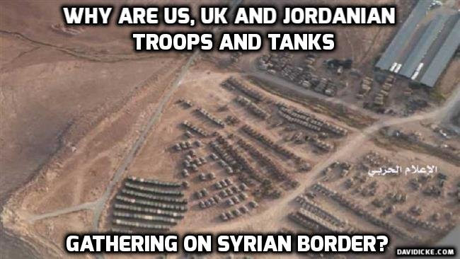 davidicke's tweet photo. Syrian Army Has Reached the Iraqi Border, Cutting off the Americans at al-Tanf -- Russian MoD https://t.co/Uc4DSXKPyy https://t.co/rn3rePdAhw