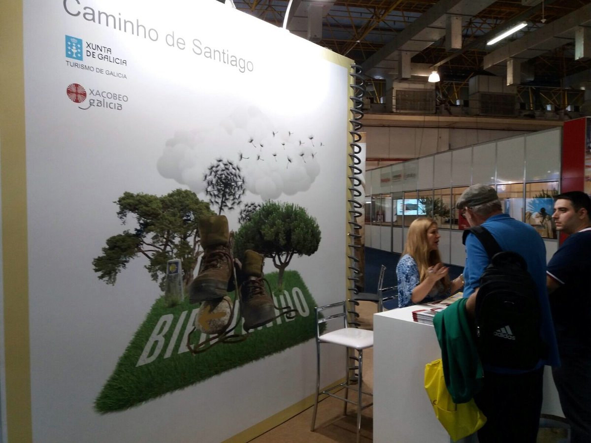 Antena3Galicia's tweet photo. #Galicia promueve el #CaminoDeSantiago y el turismo de negocios en las ferias #Expocatólica de São Paulo y #Confecblue de Marbella https://t.co/HOaqv2FeK7