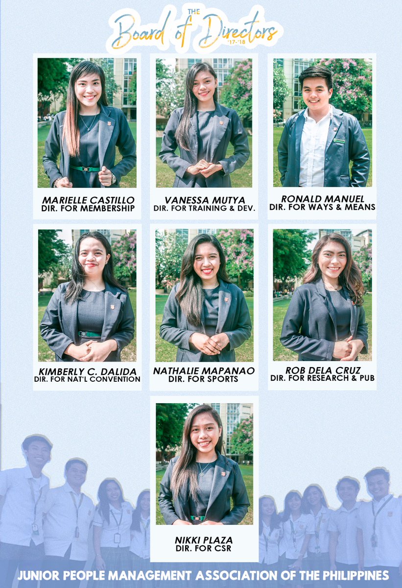 JPMAPFEU's tweet photo. JPMAP- FEU Chapter Executive Board Officers & Directors AY '17-18.
Witness us exceed the legacy!
#TranscendStandards
#RefiningJPMAPLegacy https://t.co/ODOTA98ns1