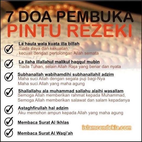 Malayfoodhunter On Twitter 7 Doa Pembuka Pintu Rezeki Jom Amalkan Bersama Donedakwah