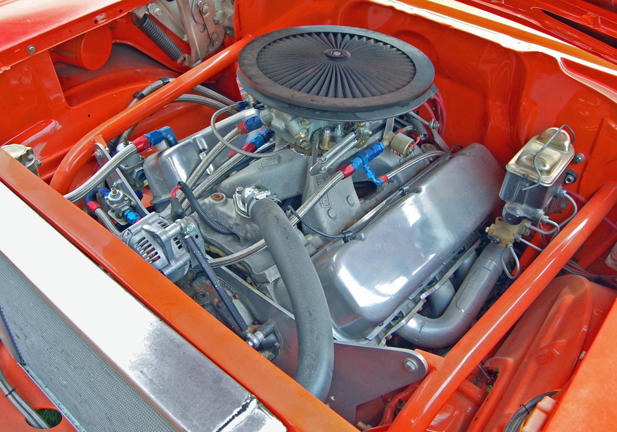 What's the weirdest thing you notice under the hood of my '57? And the thing you like most?