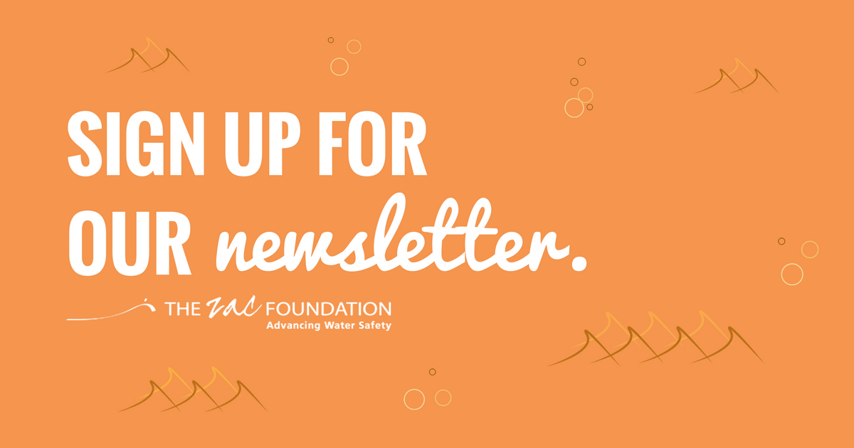 ZACFoundation's tweet photo. Getting our newsletter is an easy way to keep up with the #ZACFoundation. Sign up here: #watersafety https://t.co/NhHub4A01t https://t.co/TOD8nFknDT