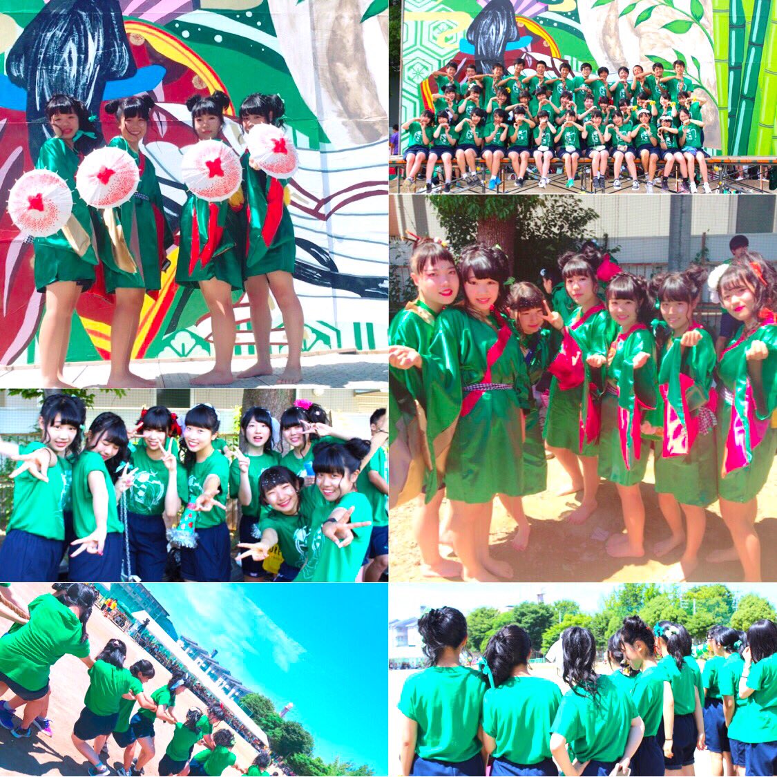 se__________ra's tweet photo. 💚🎋🌕体育祭🌕🎋💚

夢の2週間はあっという間に終わっちゃった、、、

3群大好きです。
写真もたくさん撮ってくれてみんなありがとう❤️ https://t.co/j0RHPOnzVs
