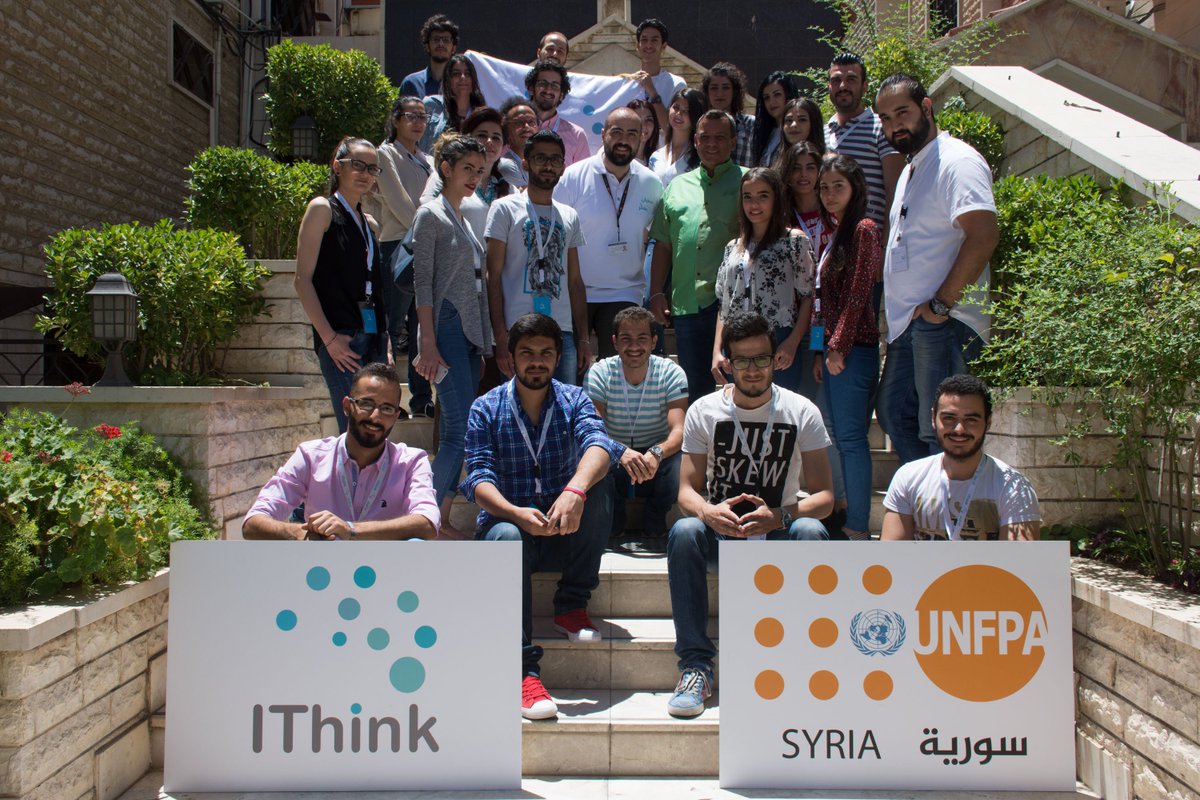 IThinkSyria's tweet photo. @max_f_diana @UnfpaSyria representative visited our workshops today! It's really an honour to meet a great supporter of Syrian youth! https://t.co/F1kavrzwOa
