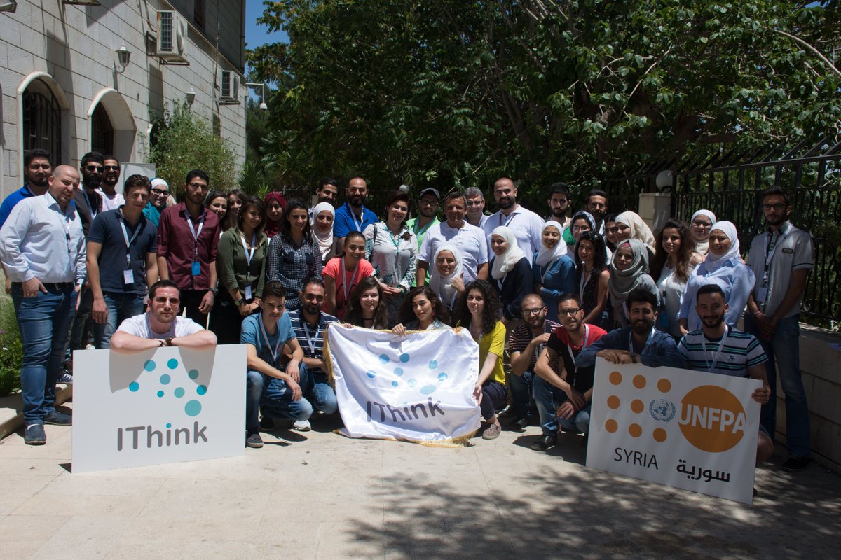IThinkSyria's tweet photo. @max_f_diana @UnfpaSyria representative visited our workshops today! It's really an honour to meet a great supporter of Syrian youth! https://t.co/F1kavrzwOa
