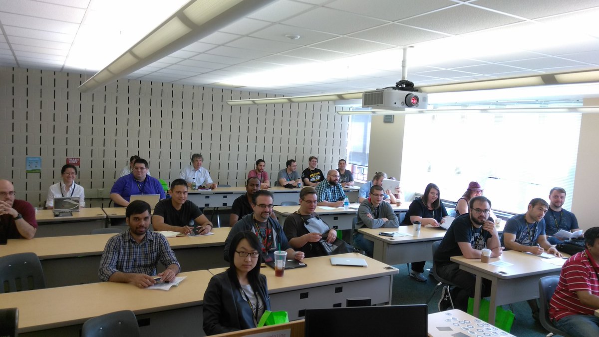 mgroves's tweet image. Still a few chairs left in room 311 for JSON data modeling #pghtechfest