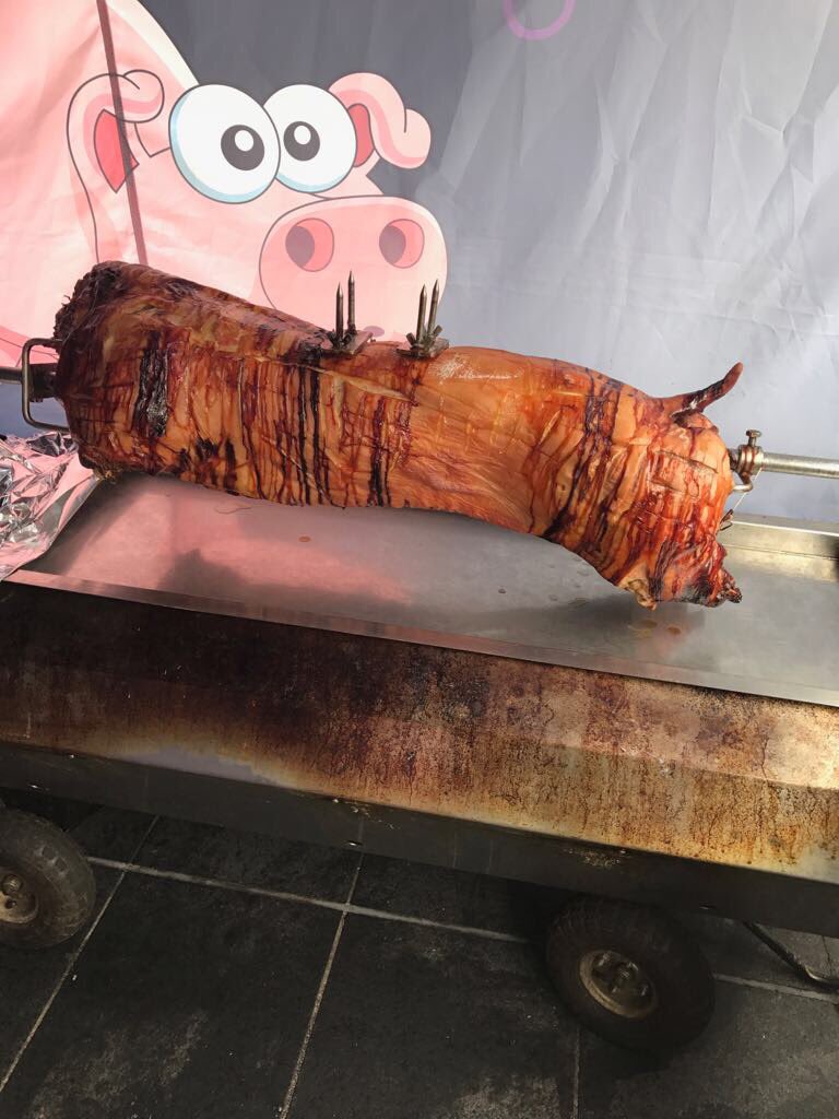 Very busy so far, even had a special guest pop in and say hi....Jean Christophe Novelli 👍👌🐷 Coventry Food &amp; Drink Festival #thetastypig