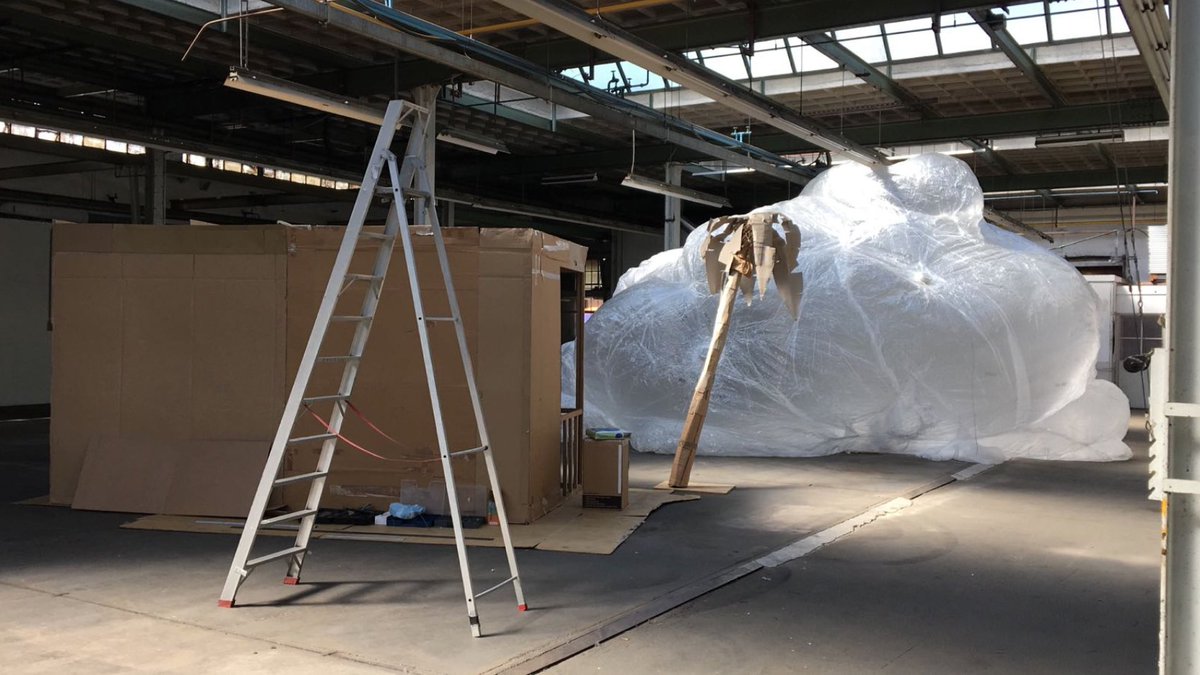 eventbackfire's tweet photo. U geniet van de zaterdag en wij zetten alles klaar voor de opening van #BackfireNL bij @ARTzaanstad #Hembrugterrein https://t.co/gniaKtwNGk https://t.co/ESBfy7RcC4