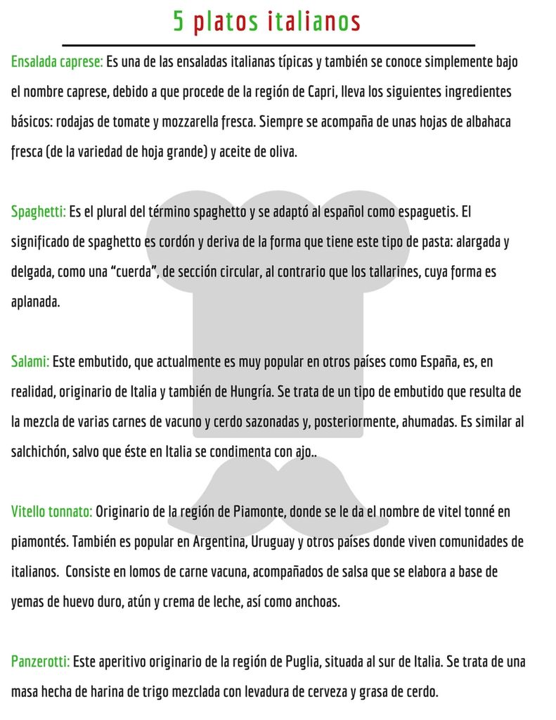 InterWayViajes's tweet image. Qué ricos que son los platos con aroma a #Italia ♥
En éste #sábado, la propuesta es cocinar alguno de esta lista!!