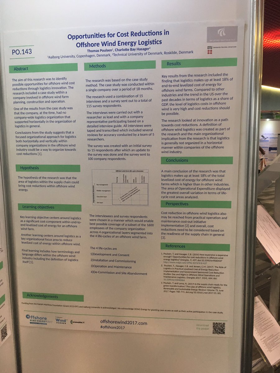 Panticon_'s tweet photo. #Logistics #organizational #strategy featured prominently in #latestResearch https://t.co/YJjIEoIAgW #posterSession #offshoreWind2017 #SCM https://t.co/AAxumXbd0L