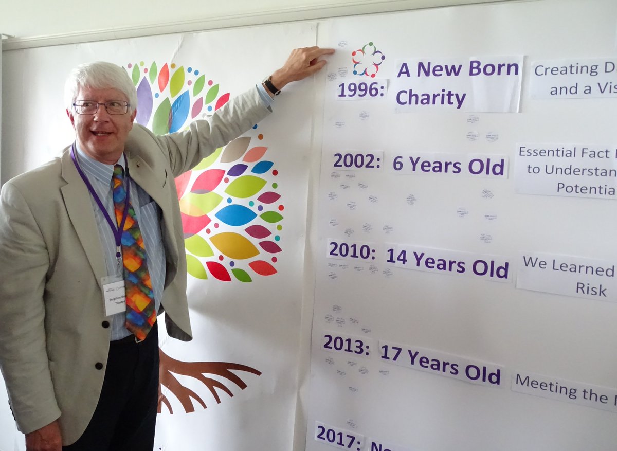 epilepsyexpress's tweet photo. At #SUDEPAction annual meeting. Prof Stephen Brown adds his name to the timeline of 21 years for SUDEP Action https://t.co/58Bw8fFrPT