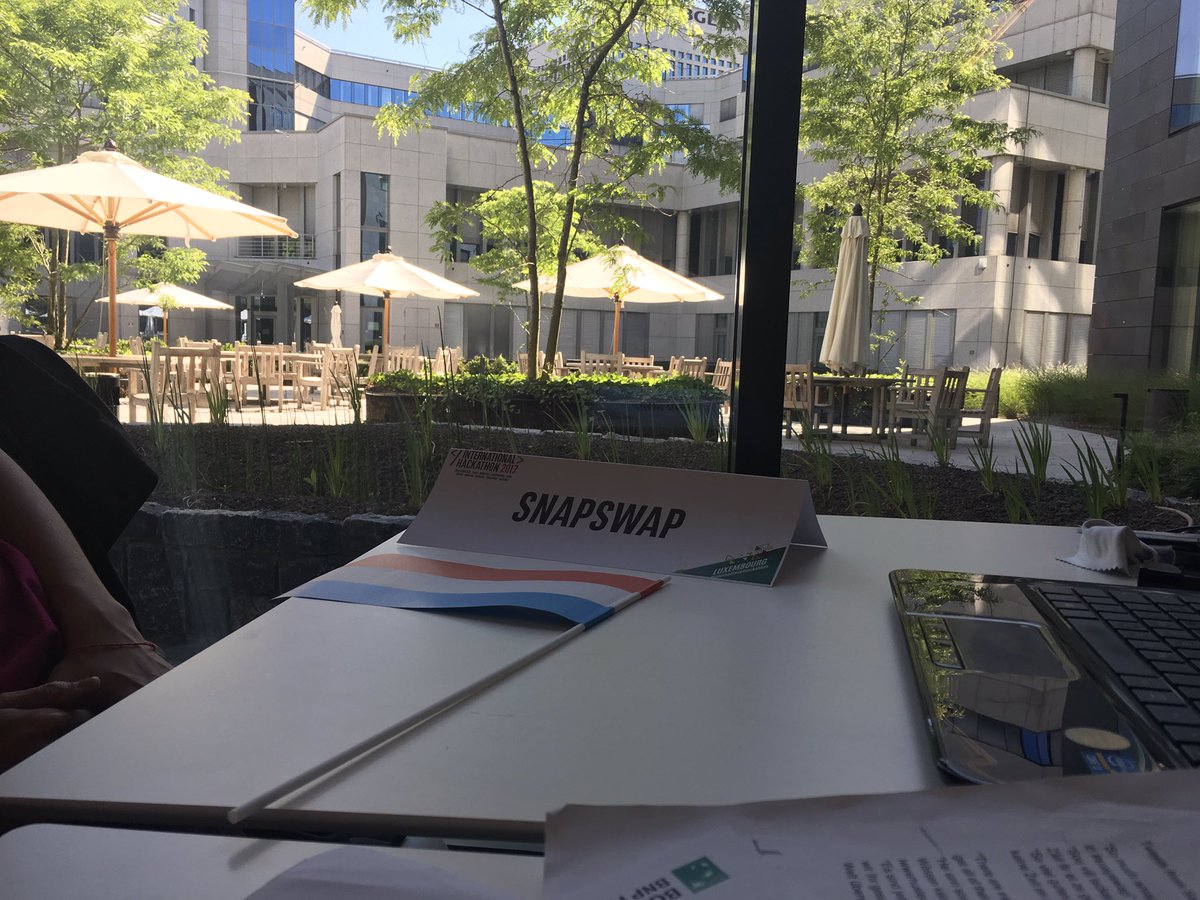 SnapSwap's tweet photo. #snapswap FinTech startup made in #luxembourg competing at #internationalhackathon 🤓coding like a boss! 😎 https://t.co/vNj4yZKaix