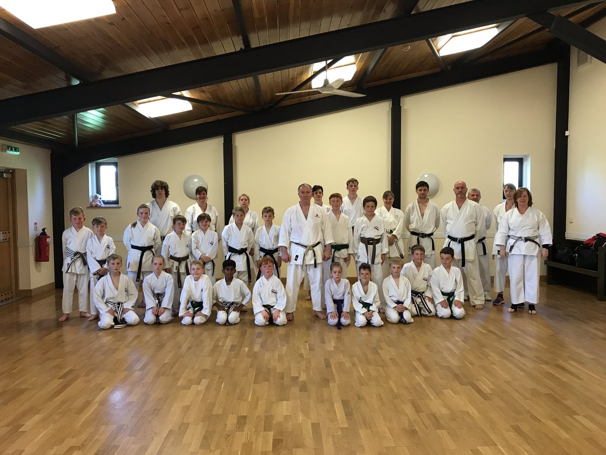 ShinkoKarate's tweet photo. A brilliant course this evening at Shinko Karate with Sensei Frank Brennan 8th dan KUGB. Thanks to everyone who attended &amp; trained hard https://t.co/r0IxMNRXIZ