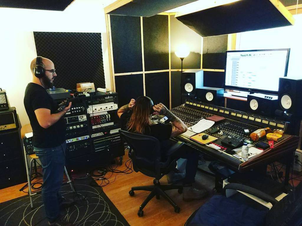 thirdsphereband's tweet photo. 1 song left to have our new album finished!! #newalbum #thirdsphere #cacau #poisonapple #syzygy #numberthree #thirdrecord #third #3 #three https://t.co/linw9GedTR