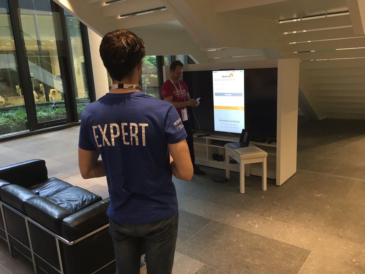 SnapSwap's tweet photo. #snapswap is the first to try the demo version at #internationalhackathon in #luxembourg! We rock 🇱🇺👋😉🚀 https://t.co/hAxaInyjOP