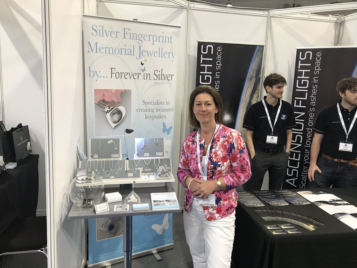 ForeverInSilver's tweet image. #NFE2017 Thrilled to be here. Lots of interest in our fingerprint memorial range.