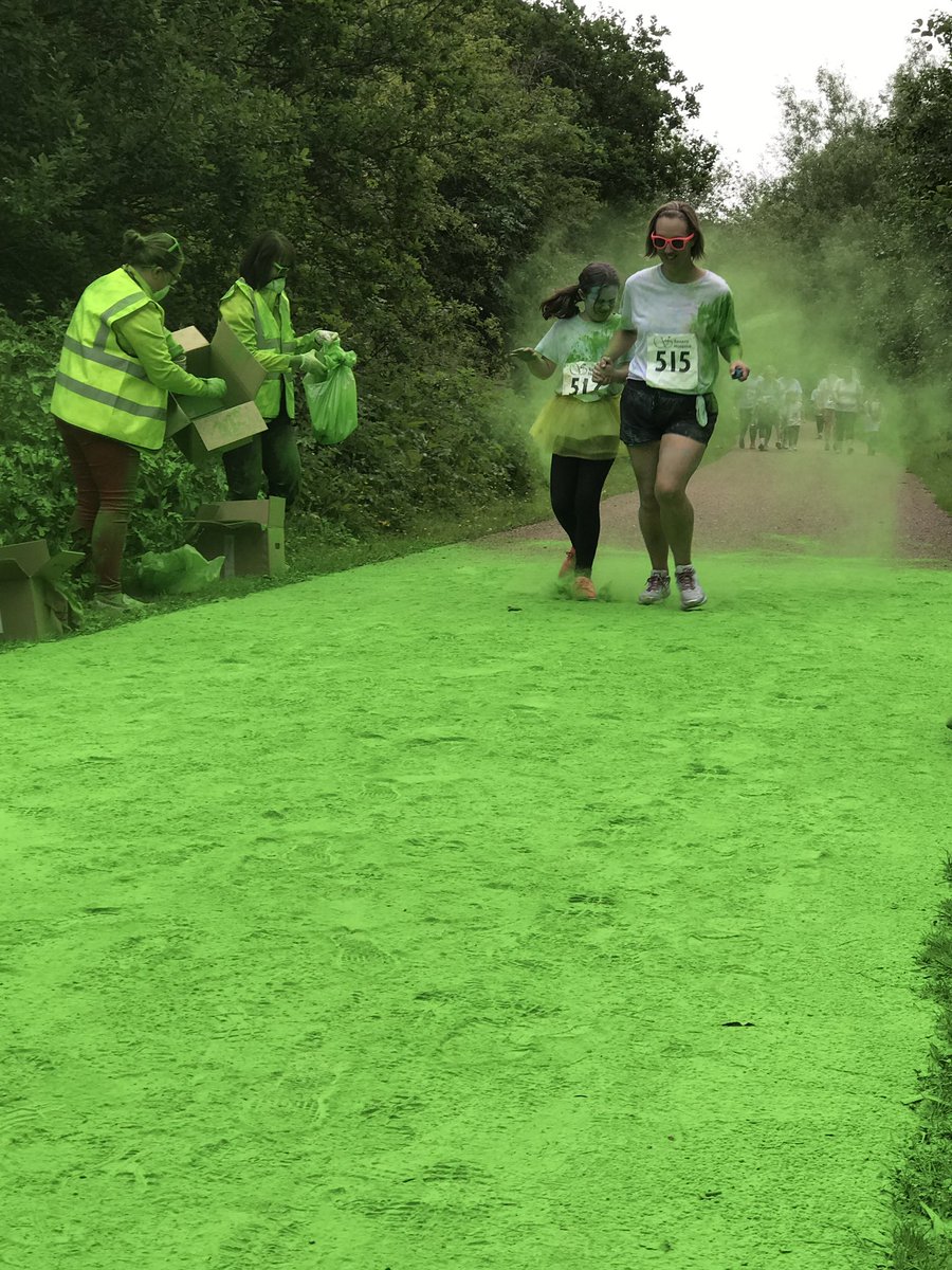 severnhospice's tweet photo. Before and after at #ColourRun https://t.co/KEC3bZ4JjT