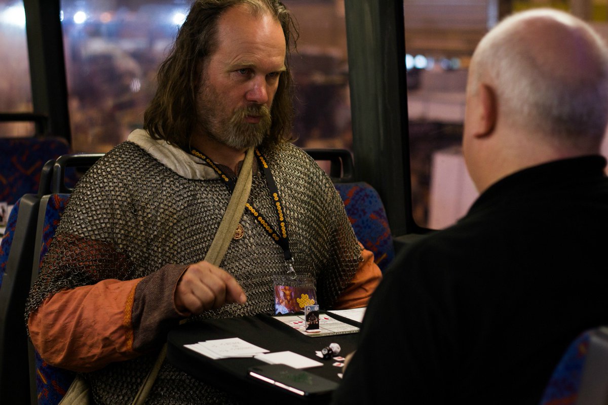 WotanGames's tweet image. A real life viking striking fear into the heart of his enemies playing The War of the Nine Realms... 

Photography by: Andrea Marchi