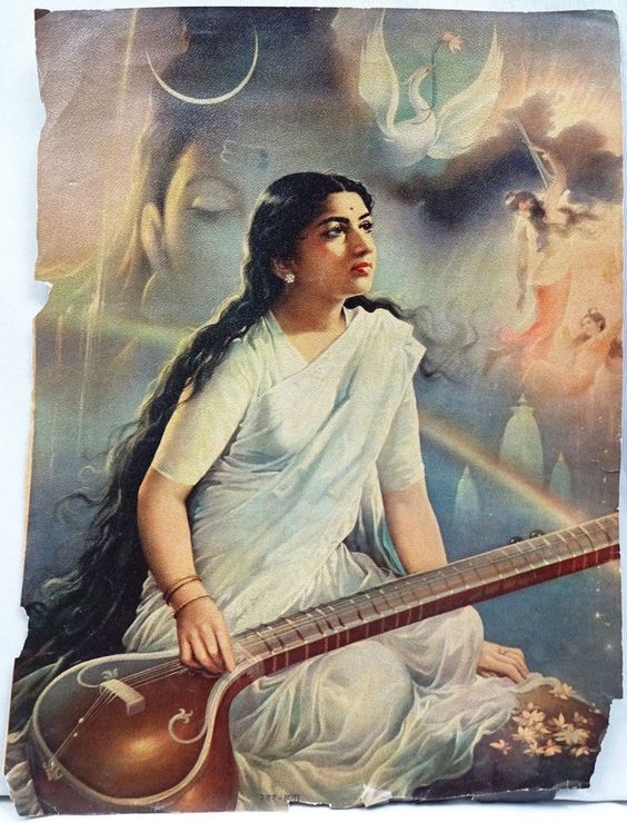 Chinmayi Sripaada on Twitter: &quot;Wowww. Looks like Goddess Saraswati. 🙏 https://t.co/xTYVS0FTEj&quot; / Twitter