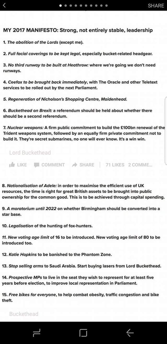 AnnieLintern's tweet photo. 😅😅😅 #LordBuckethead https://t.co/6rwRoOc1Yf