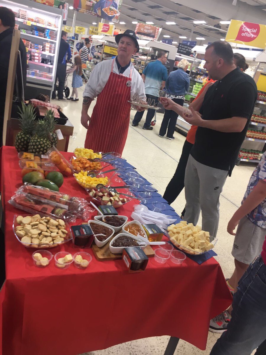 2019Tesco's tweet photo. Come on down to Altrincham and sample some our Products! @Tesco_North @Will_hldswth https://t.co/DPM0wkkF5w