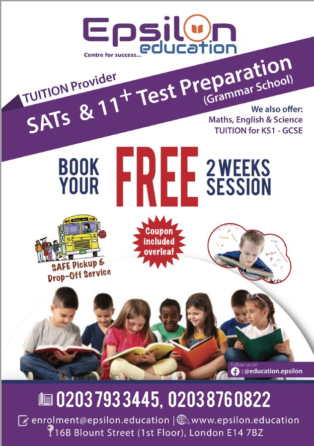 EpsilonTuition's tweet image. Get the best out of this summer holiday. Grab your free sessions!!