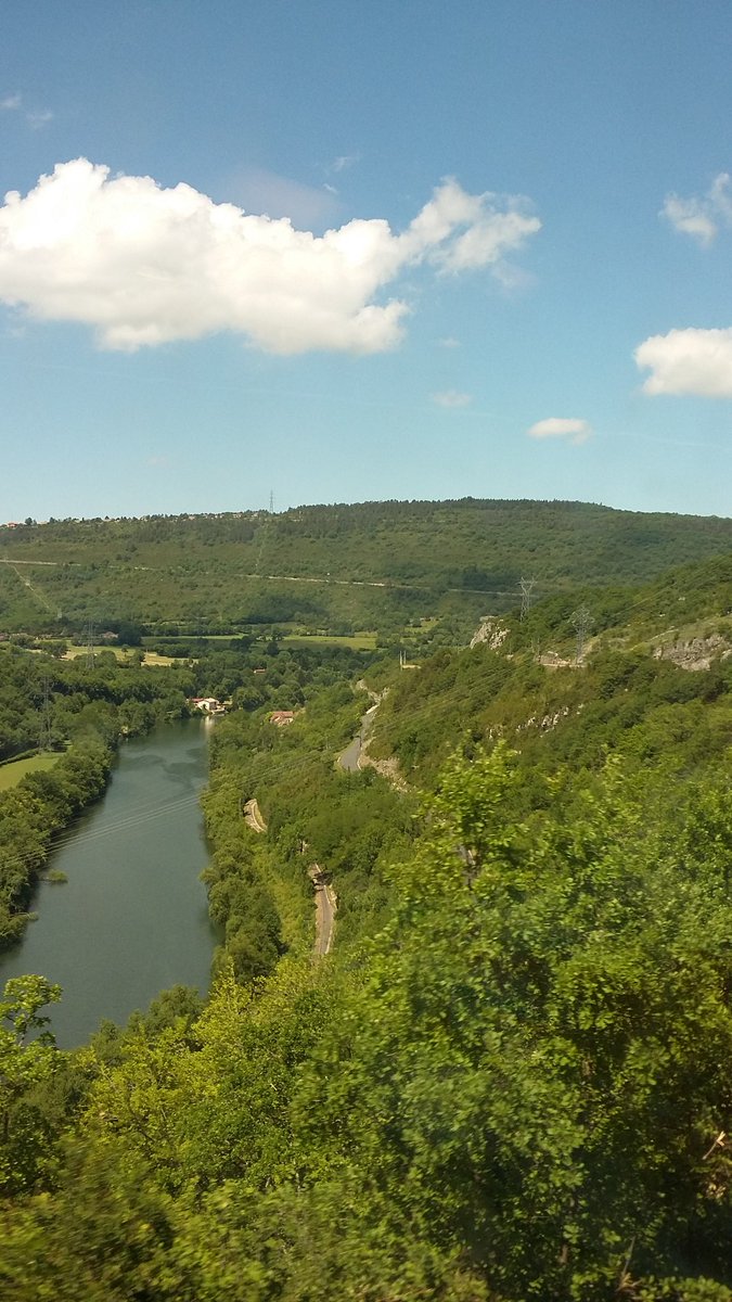 #conducteurTGV #voyageSNCF  Bourg en Bresse>>Bellegarde #paysage magnifique