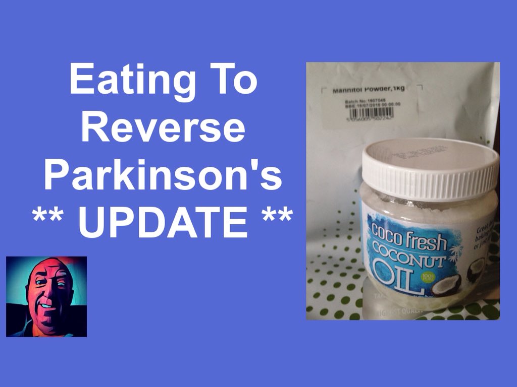 ianfrizell's tweet photo. My latest #vlog about my progress with #mannitol and #coconutoil on my #parkinsons #symptoms https://t.co/ToytT0J3lX #smellingthings #blog https://t.co/Lr2JZ0KQSN