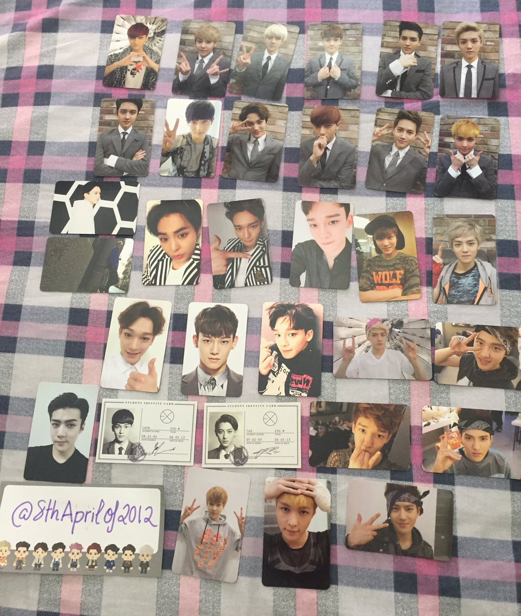 cherrybbh_'s tweet photo. [Help RT pls ❣️]

WTT / WTS
EXO photocards!

Have: in picture
Want: Any Baekhyun and Chanyeol! 

From: Spain
Trade: 🌎 

DM me ✨ https://t.co/i1uHIFL7EK